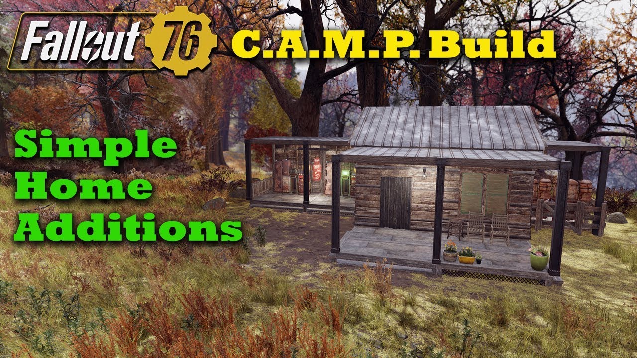 Fallout 76 C.A.M.P. Build: Simple Home Additions