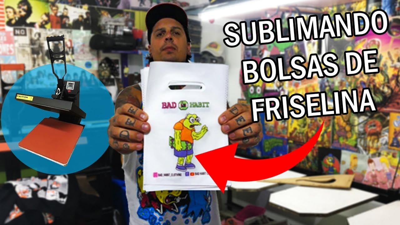 SUBLIMANDO BOLSAS DE FRISELINA 2020