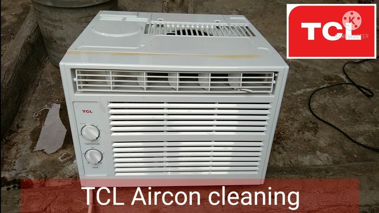 TCL window type 0.6 HP - Aircon cleaning