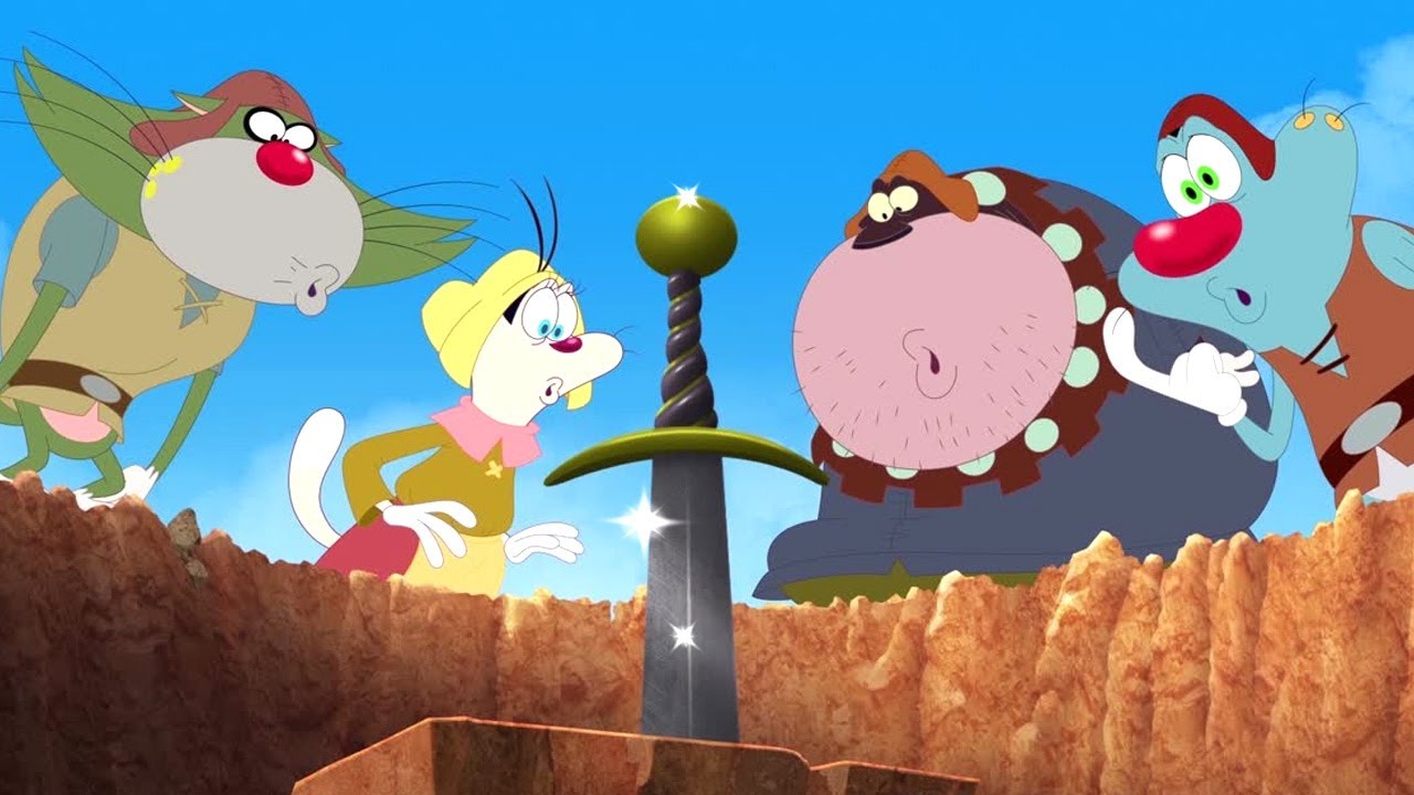 Oggy und die Kakerlaken | Oggy und die Legende von Excalibur | Volledige aflevering in HD