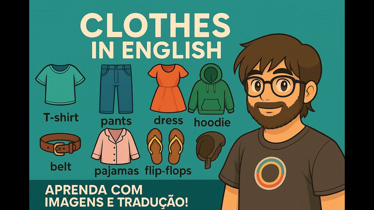 VOC&Ecirc; SABE DIZER &ldquo;CHINELO&rdquo; EM INGL&Ecirc;S? 🩴👕 | Aprenda Roupas em Ingl&ecirc;s com Imagens e Tradu&ccedil;&atilde;o!