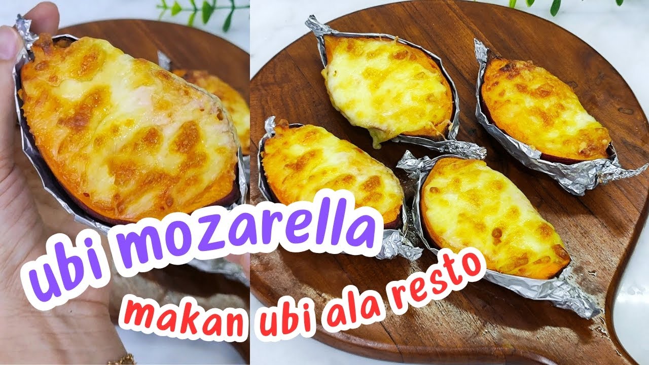 RESEP UBI MOZARELLA 🧀, makan ubi ala resto 🔥