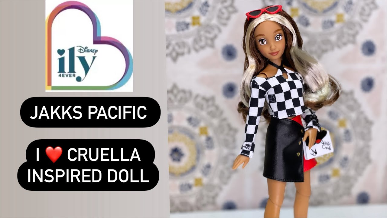 Jakks Pacific Disney ILY 4ever Cruella inspired doll unboxing and review!