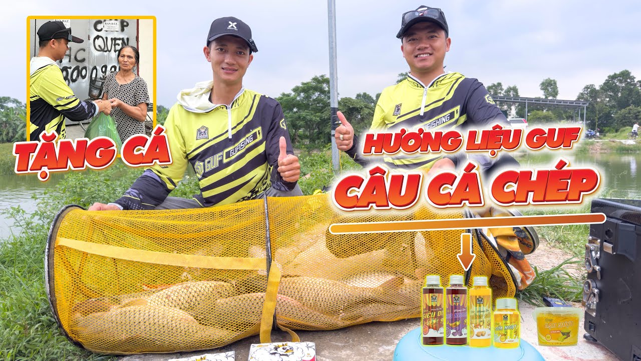 Trải Nghiệm Bộ Hương Liệu GUF Mới | Câu Cá Chép Hồ Dịch Vụ Cực Nhạy
