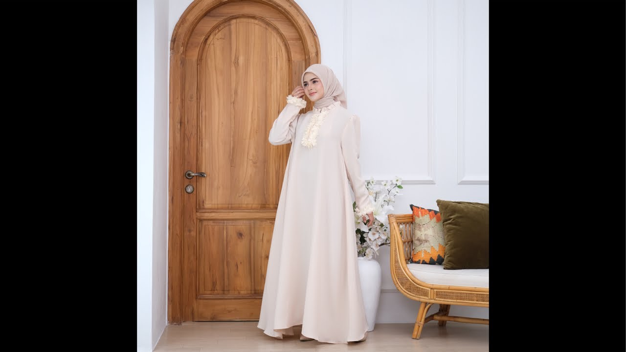 Promo gamis lebaran!!! Gamis rayie gratis hijab