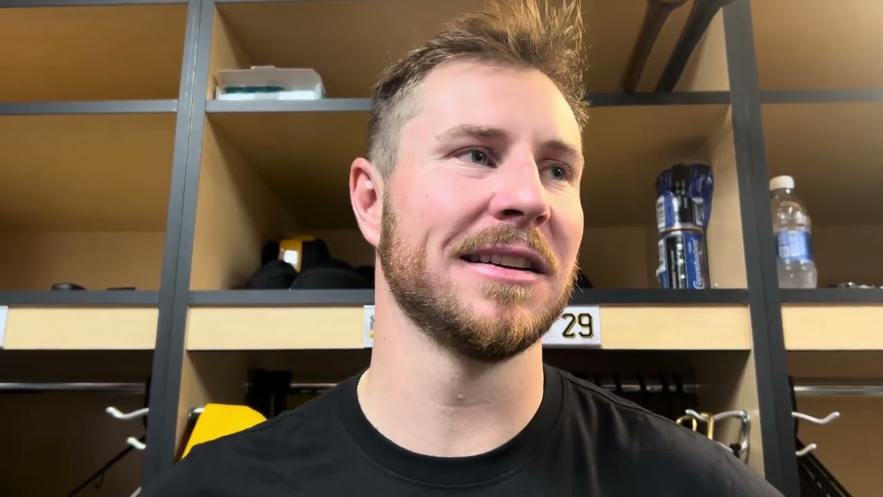 Ryan O’Hearn, Pirates, on his first day in Bradenton