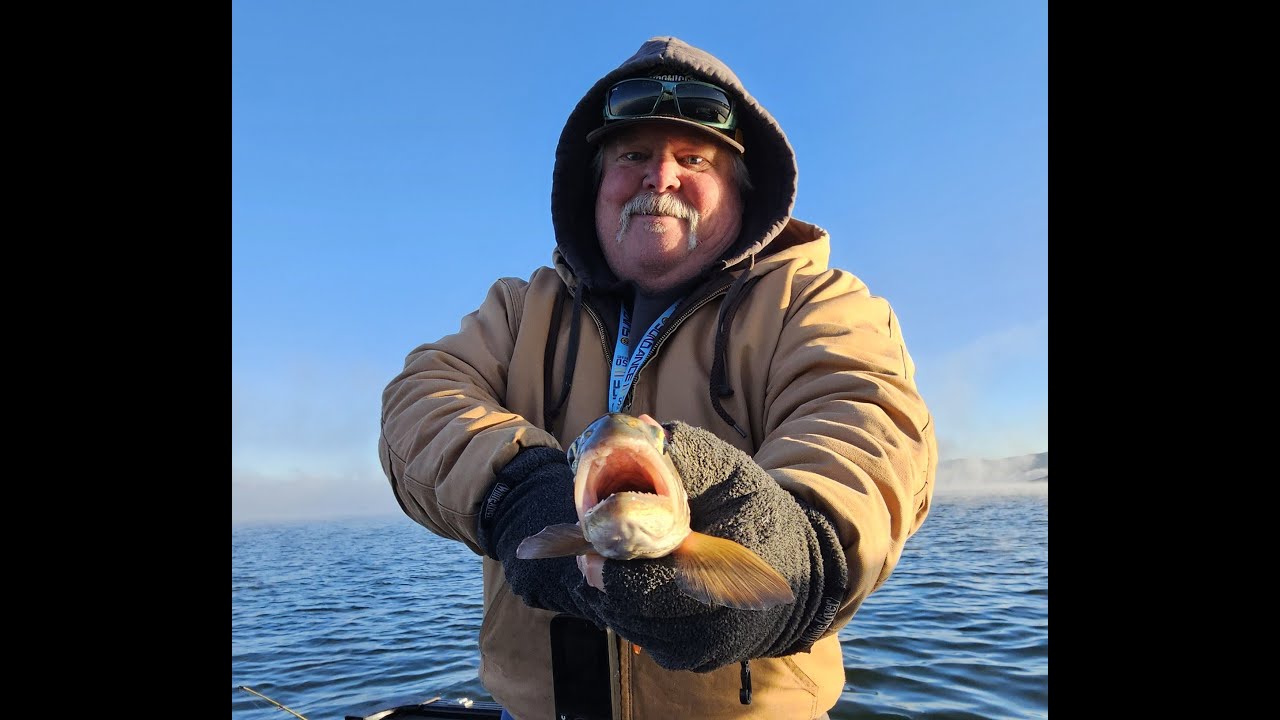 #Fishing Strawberry Reservoir Utah #cutthroattrout #jigging