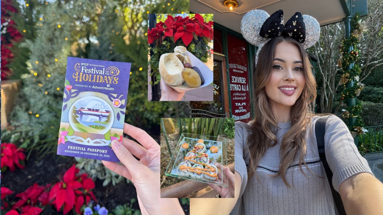 Открытие фестиваля праздников | Epcot | Рождественская красавица | Праздничные закуски
