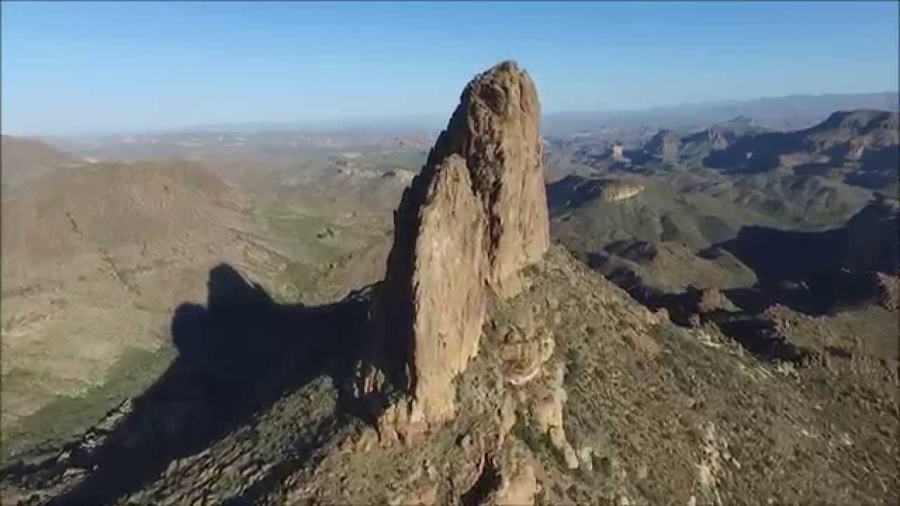 Weavers Needle from the air