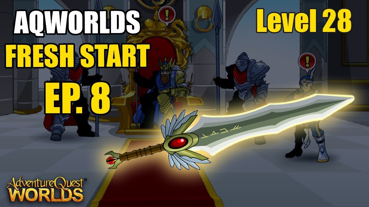 AQW Fresh Start Episode 8 - BLADE OF AWE ATTEMPT!  Adventure Quest Worlds