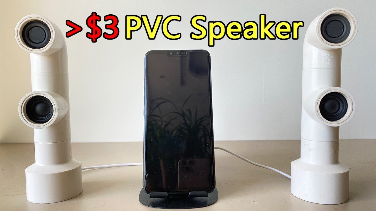 🔊$3 PVC Pipe Speaker – Tiny DIY Build with Surprising Bass #BluetoothSpeaker #DIYSpeaker #DeepBass
