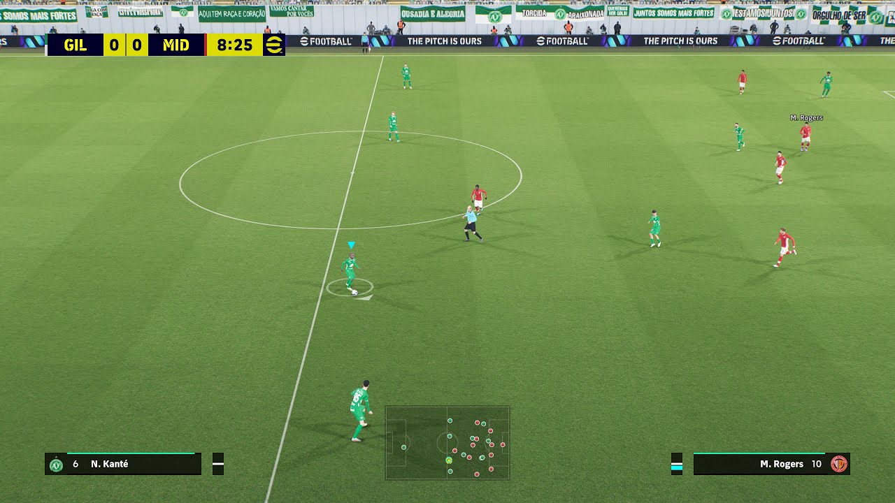 eFootball 2024 - Ensinando como remover o circulo que aparece debaixo do jogador