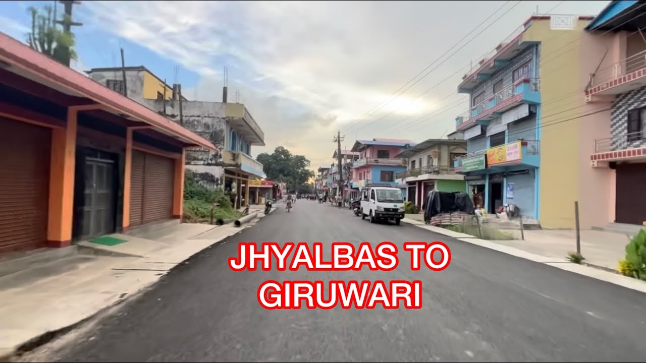 HUPSEKOT CYCLING JHYALBAS TO GIRUWARI !!!