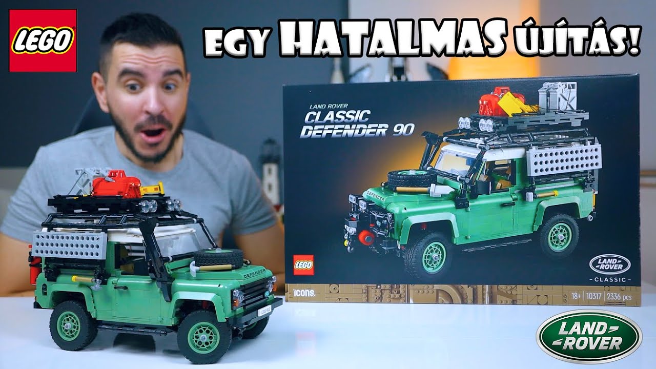 Ez az UPGRADE már nagyon kellett! || LEGO 10317 Land Rover Classic Defender 90