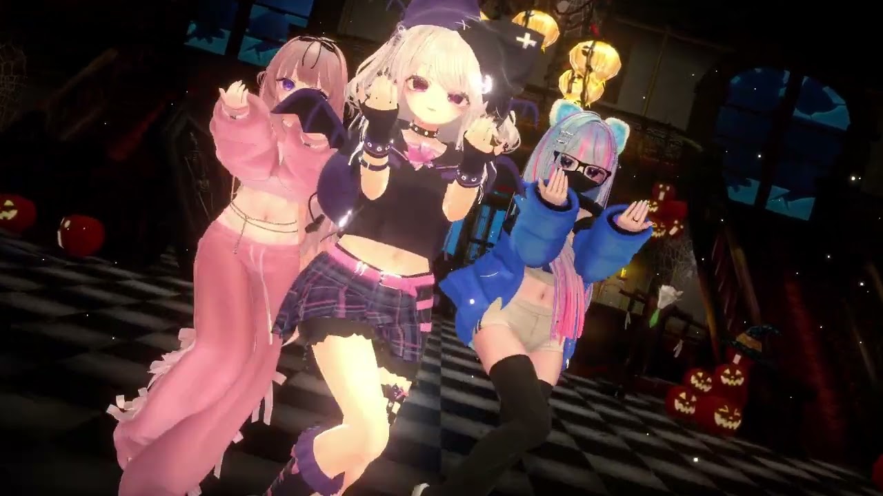 MMD vrchat  - Wisin & Yandel Follow the Leader