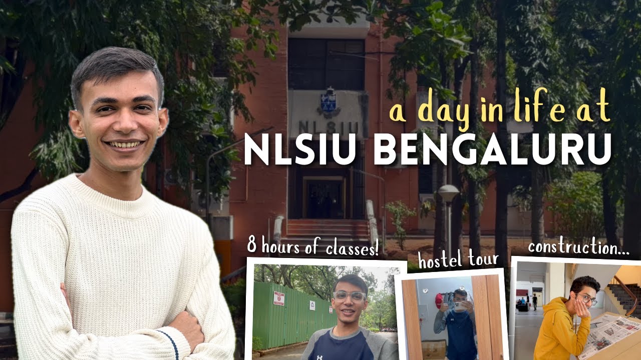 Day in Life at NLSIU | Productive Day as a Law Student in India | College Vlog
