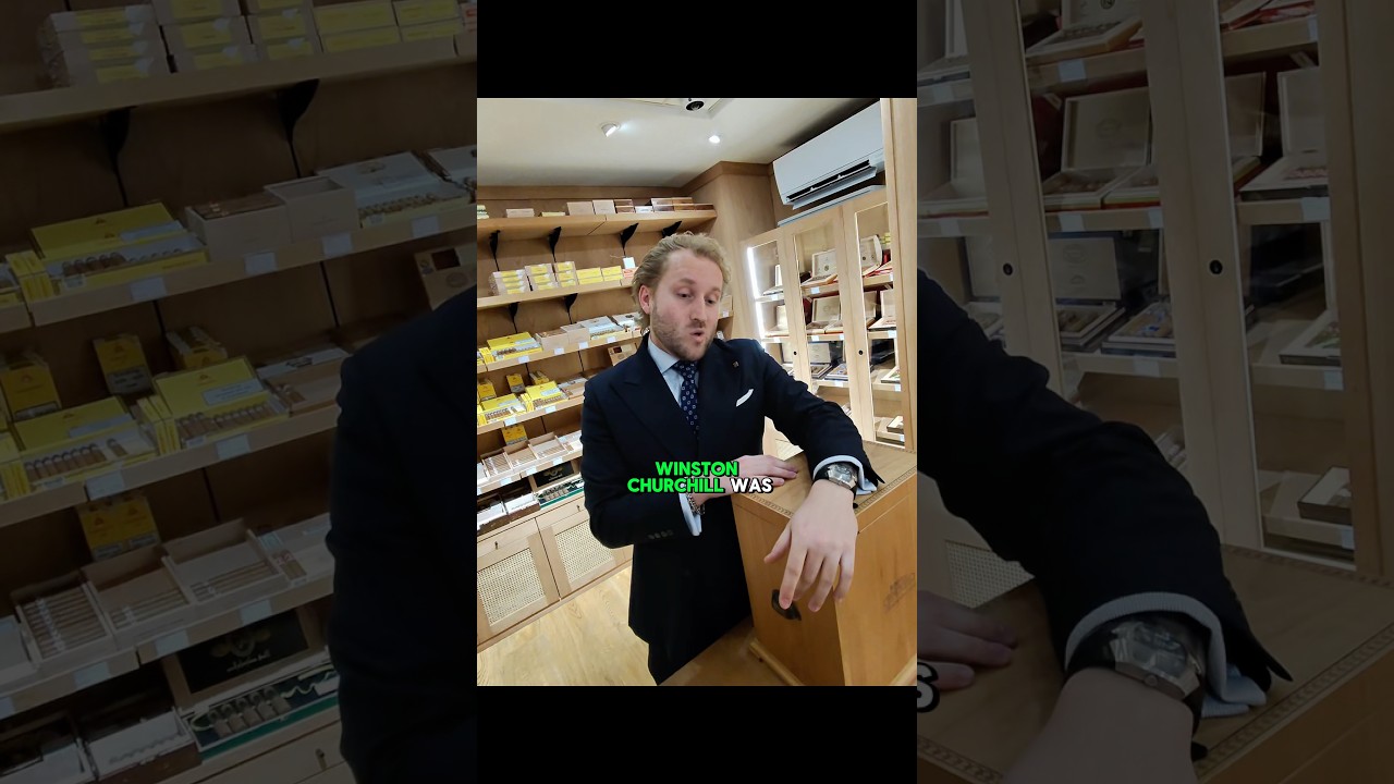 Именно здесь Уинстон Черчилль покупал свои сигары. #social #socialexperiment #cigar #luxury