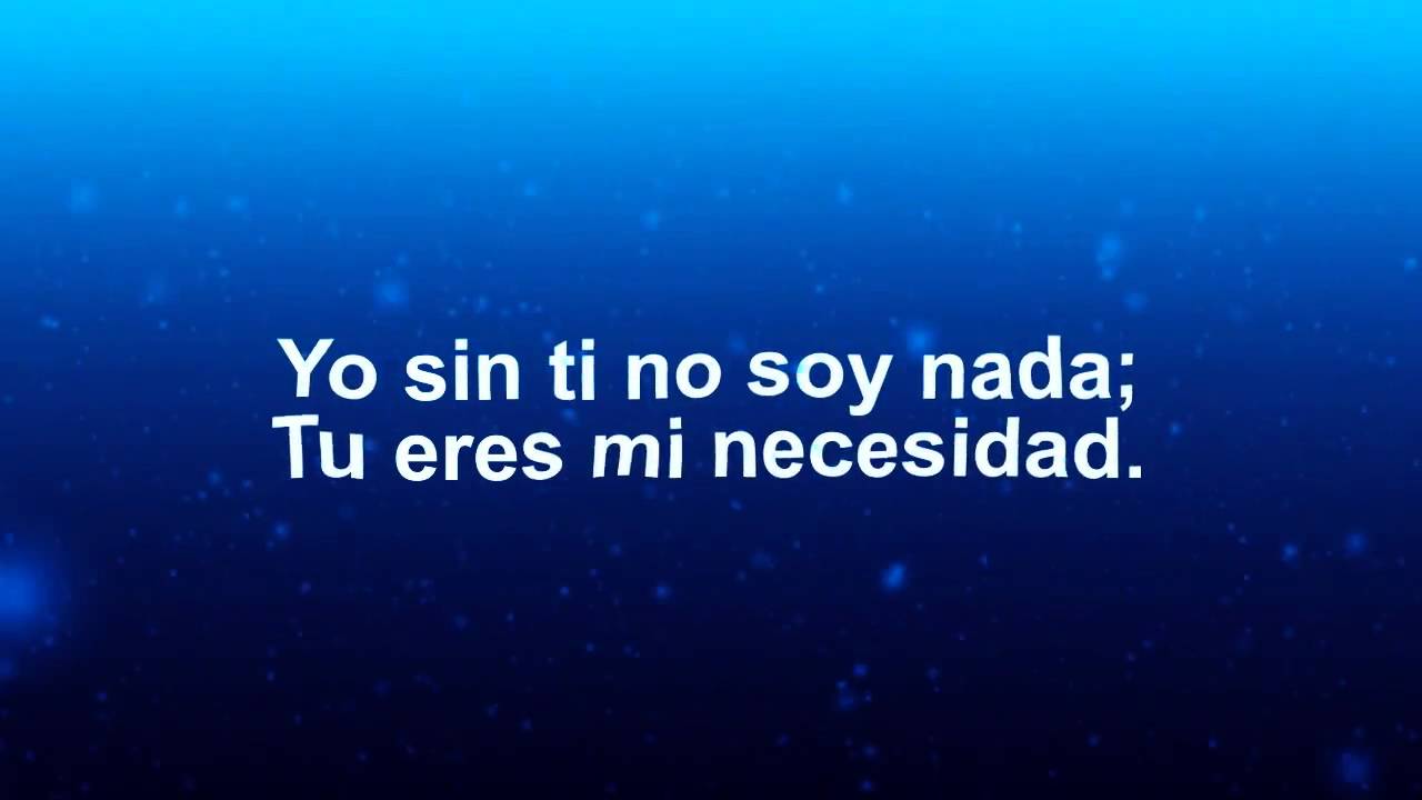 Jorge Morel- Te Necesito