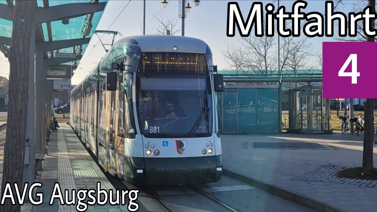 Mitfahrt | Bombardier Cityrunner CF8 | Linie 4 | Oberhausen Nord P+R - Hauptbahnhof