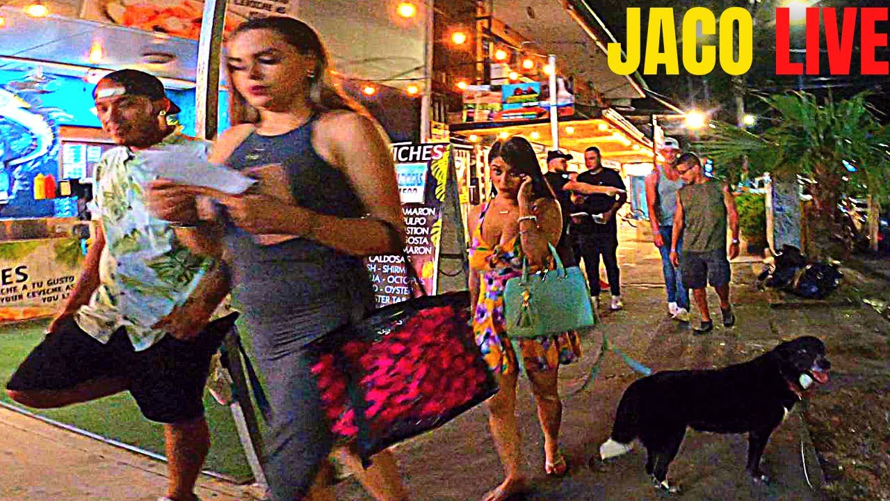 Saturday Night Walk in Jaco Beach Costa Rica