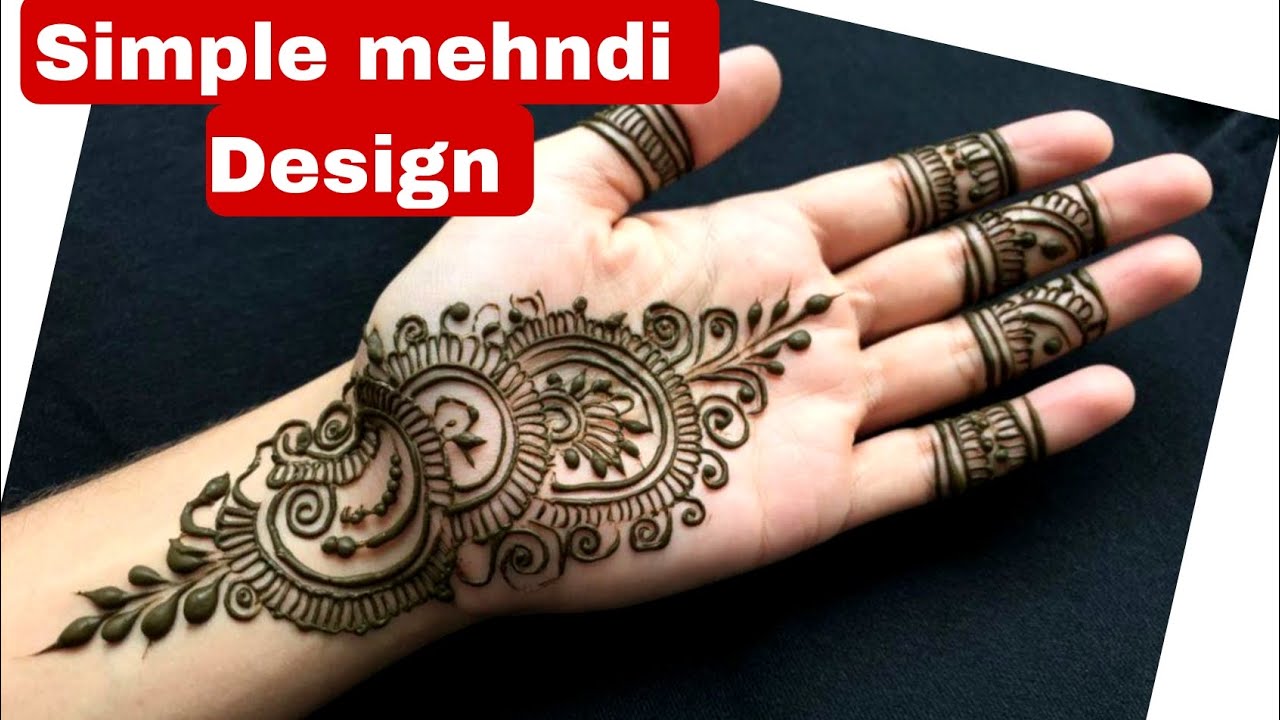 Simple Bridal Mehendi Design for One Hand | Bengali Mehendi | Makeover
