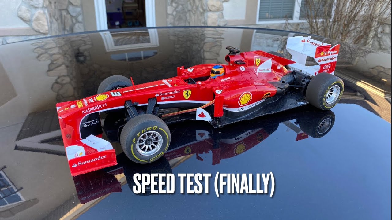 Rastar 1/12 F138 Modified Speed Test