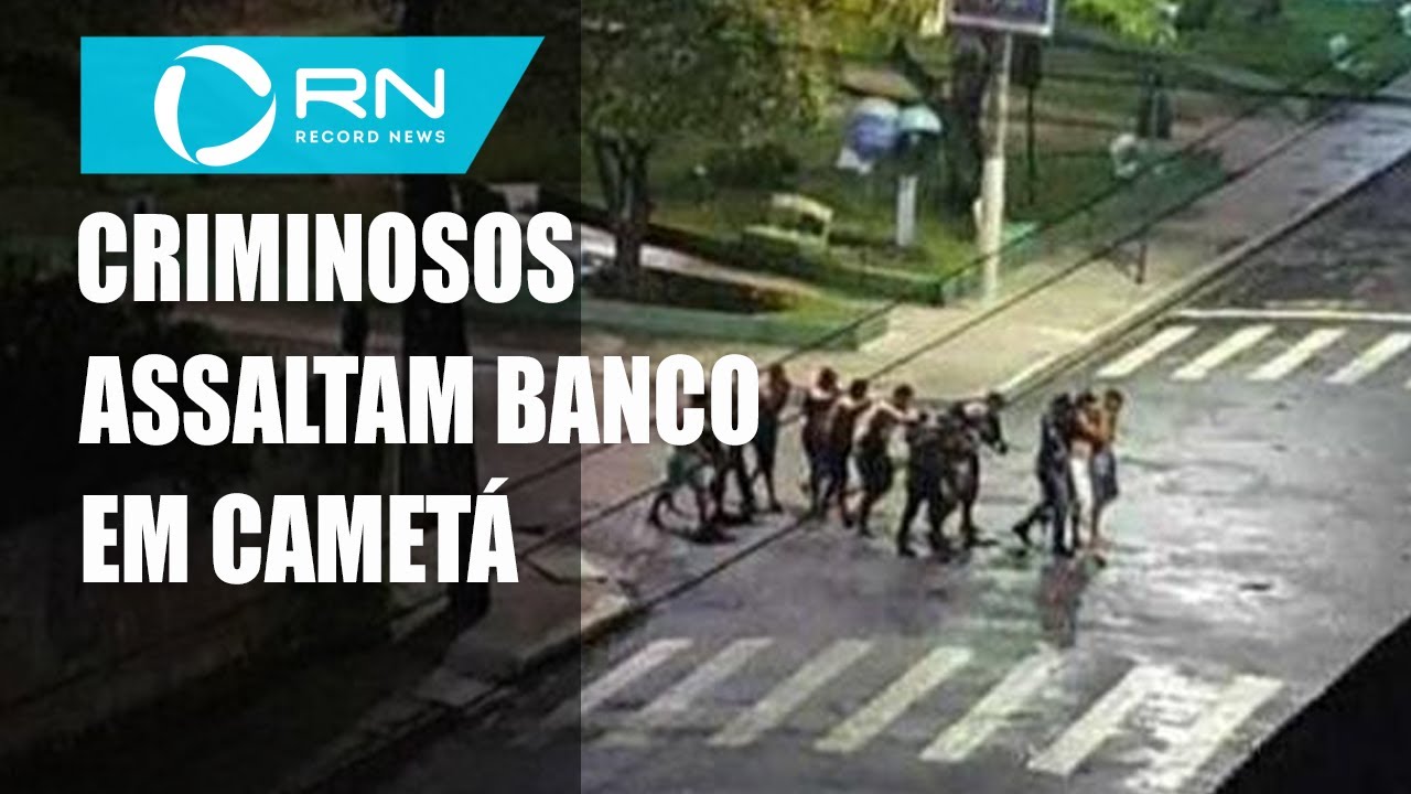 Criminosos assaltam banco e fazem reféns em Cametá, no Pará