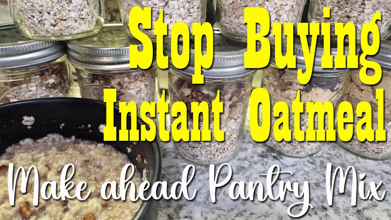 Make your own Instant Oatmeal for Pennies on the Dollar