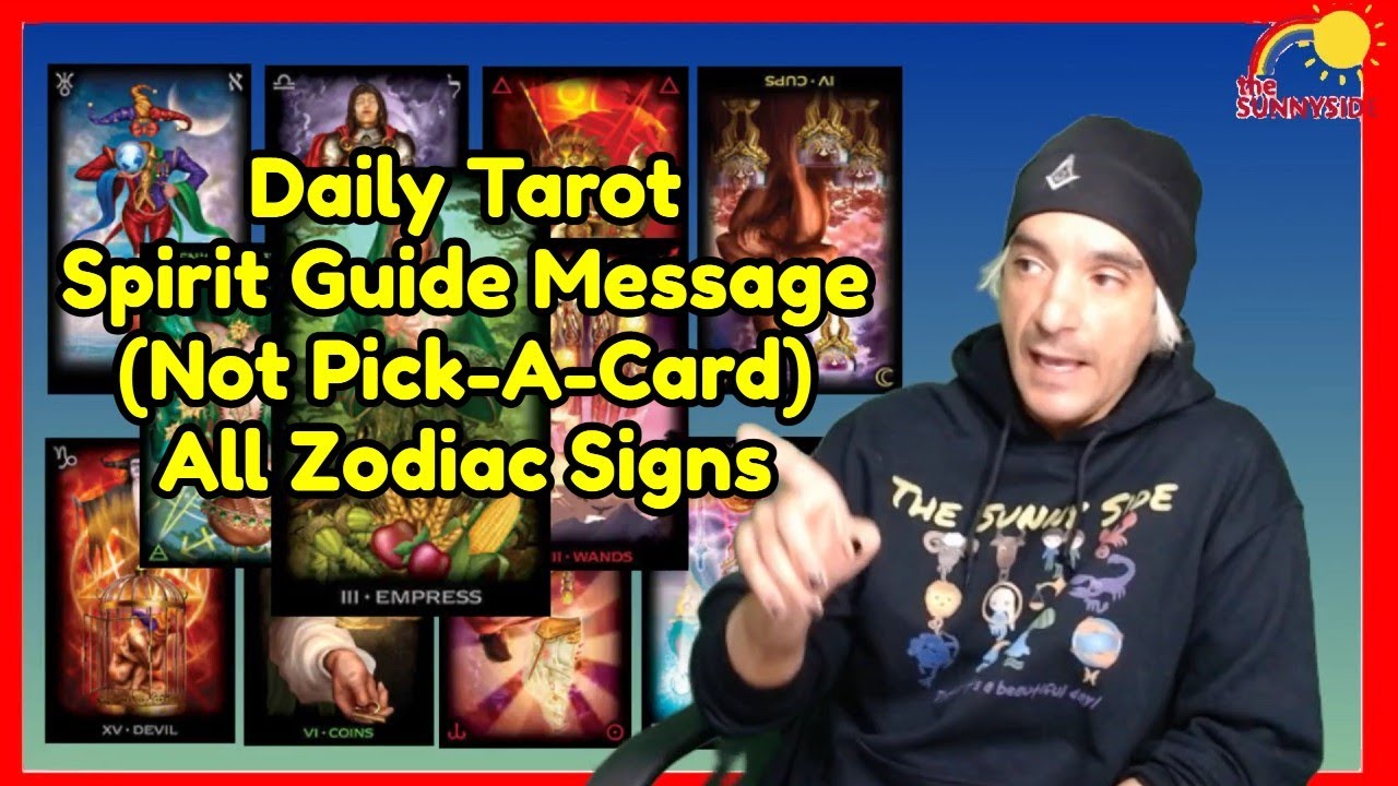 😊🔮Daily Tarot Spirit Guide Message All Zodiac Signs (Not Pick-A-Card) Tarot Reading