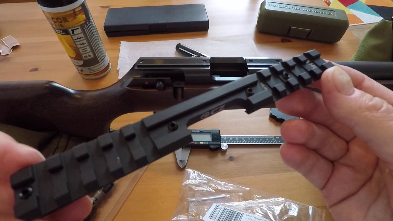 CZ 457 25MOA weaver rail mount