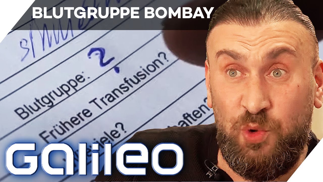 Nur 1 von 300.000! Blutgruppe Bombay - Das Problem mit seltenem Blut | Galileo | ProSieben
