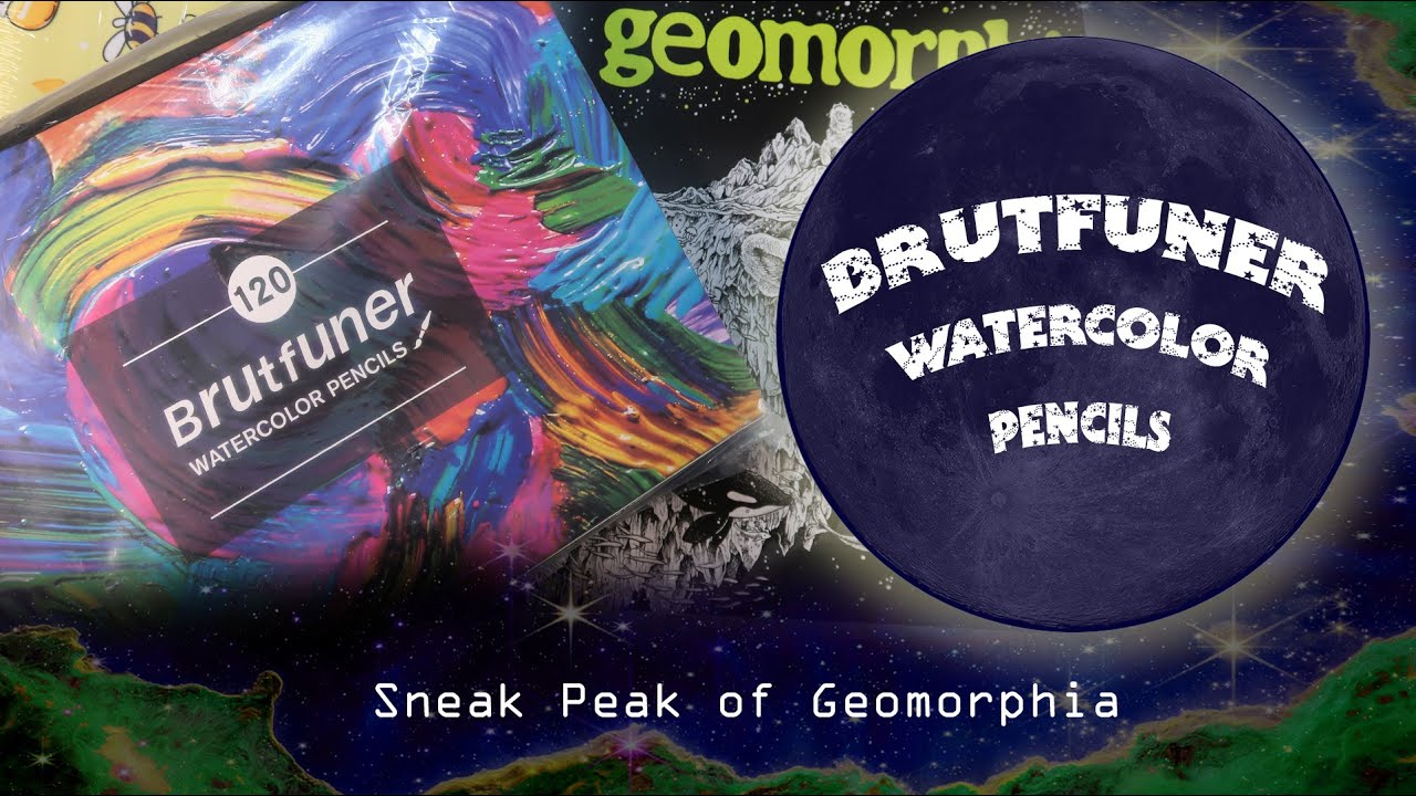 Trying my new BRUTFUNER Watercolor Pencils