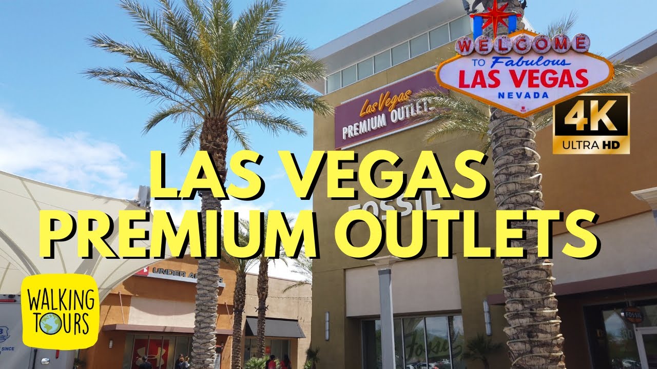 Las Vegas South Premium Outlets Mall | 4K Ultra HD Walking Tour