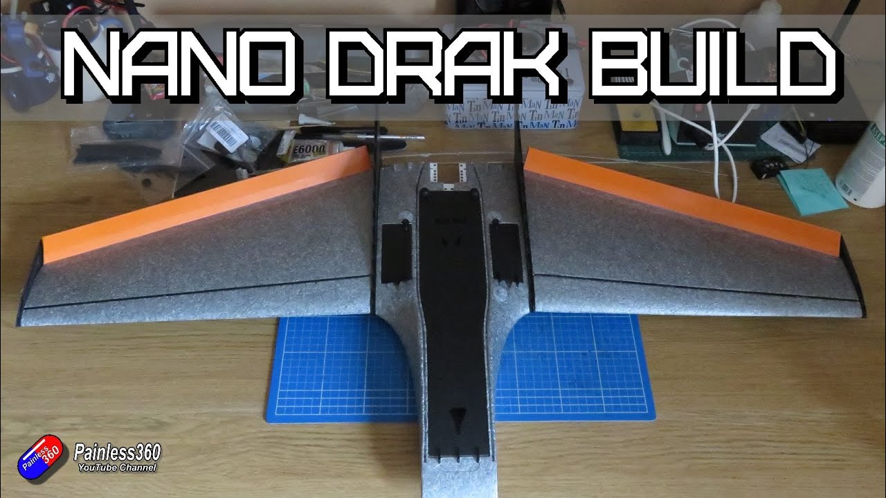 Nano Drak Build: Part 2, building the basic foam plane