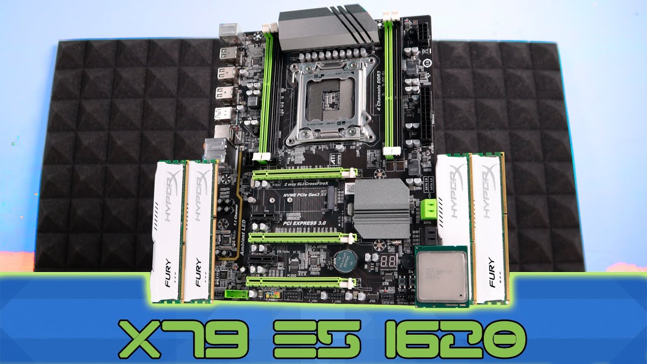 Обзор материнской платы X79 Turbo. Процессор E5 1620 был серверный стал игровой