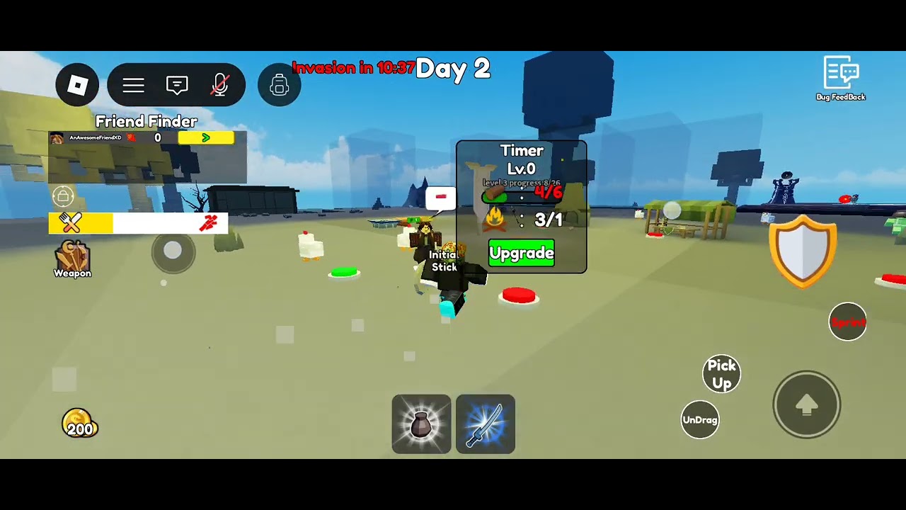 Playing 67 days in a monster forest