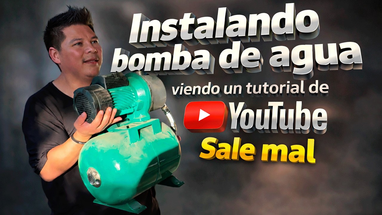 Instalando una Bomba de Agua y TODO Salió Mal 😳💦 por culpa de ANDA