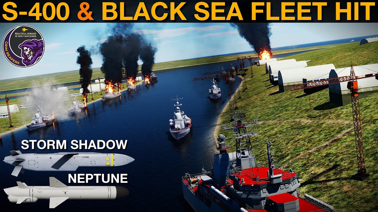 Ukraine Coordinated Drone & Missile Strike On Russian S-400 & Ships In Crimea (WarGames 174) | DCS