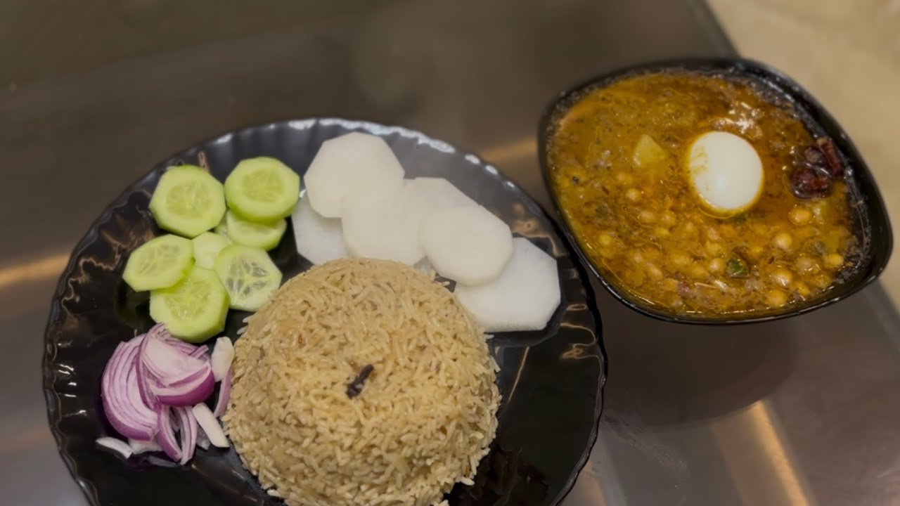 Tasty White Channay with Zeera Rice 🍚 Must try . 👌🏼