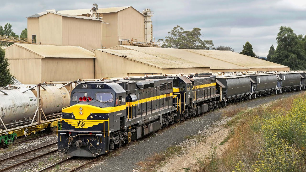 Vintage Victorian EMD's on NSW Freight! (SSR's Boral Clinker Train) | X31 & C501
