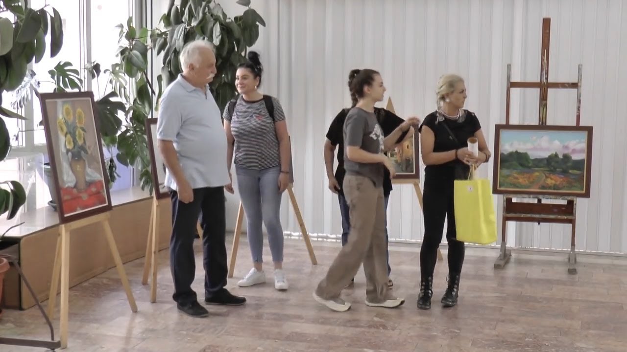 04 06 2024 Održana samostalna izložba Milice Birovljev u OŠ Svetozar Miletić