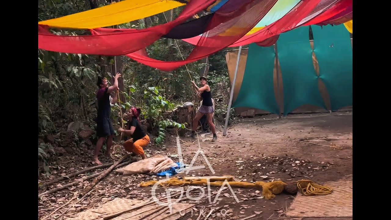 La Gota Circus School : Space transformation- makeover   #circusarts #outdoorspaces