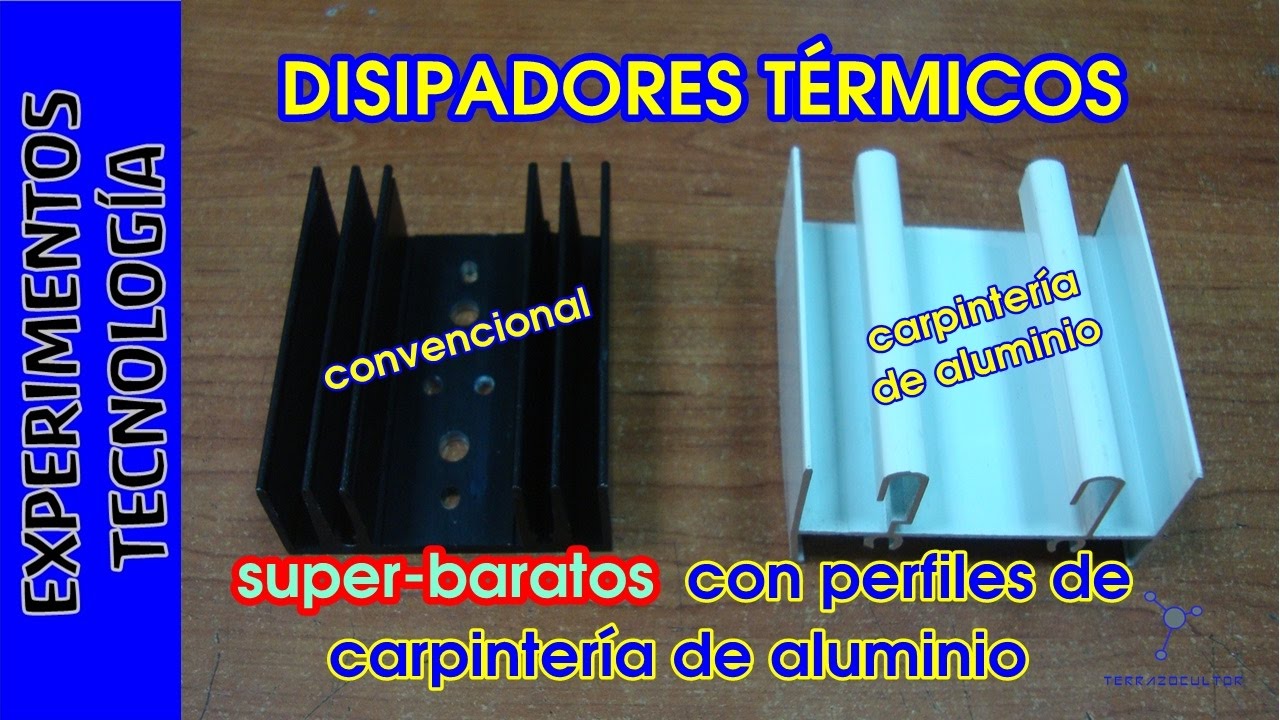 DISIPADORES TÉRMICOS super baratos para electrónica