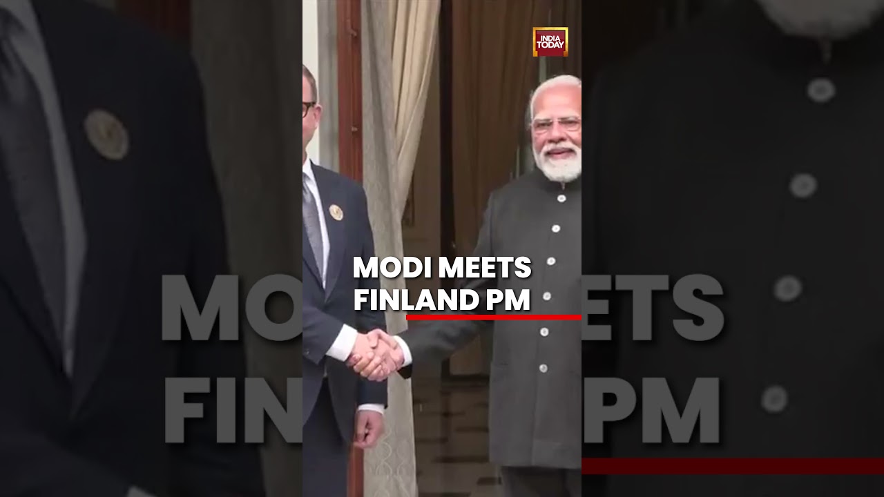 India&ndash;Finland Meeting Highlights Strong Partnership #pmmodi #finland #Petteriorpo #aisummit