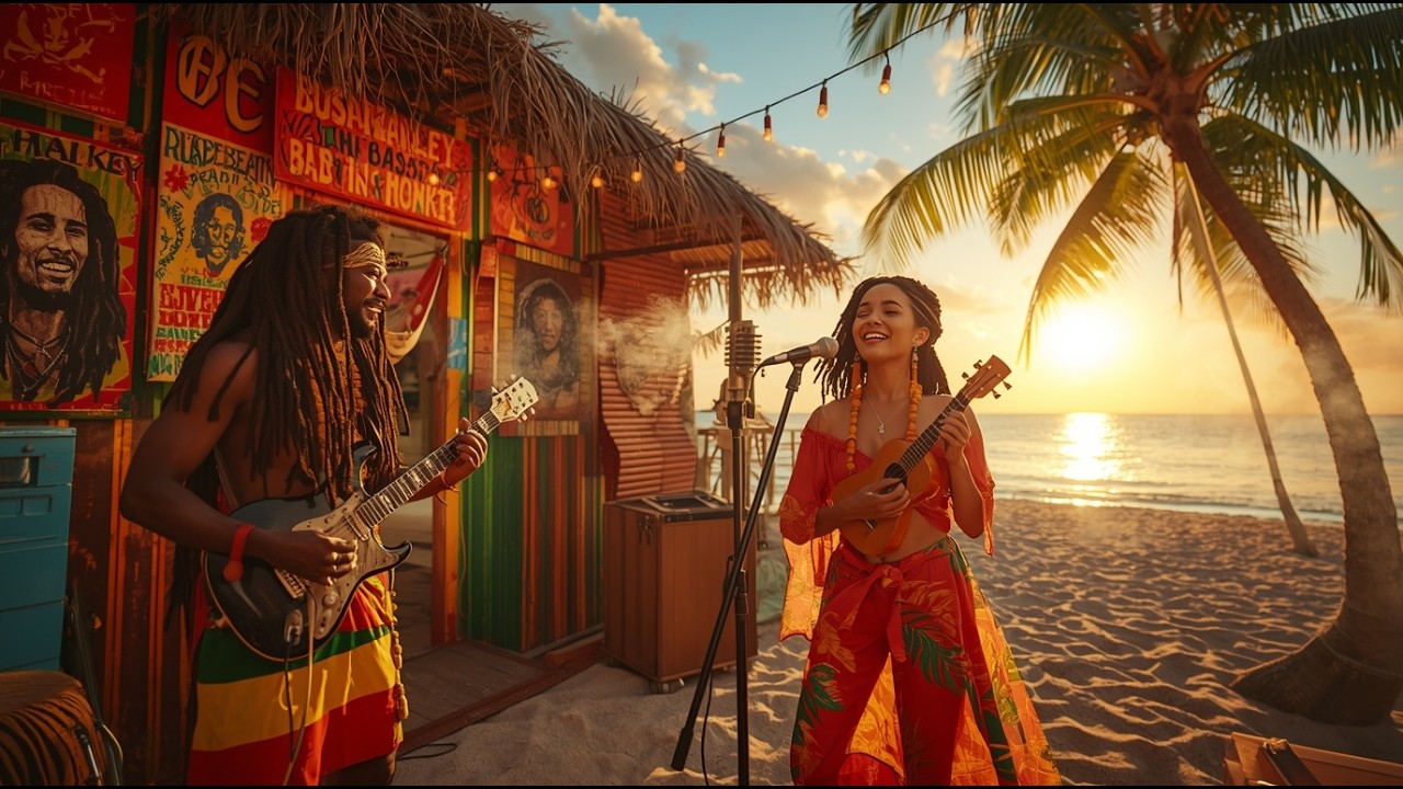 Island Chill Reggae Sunset 🌅 Warm Tropical Vibes to Unwind & Feel Good