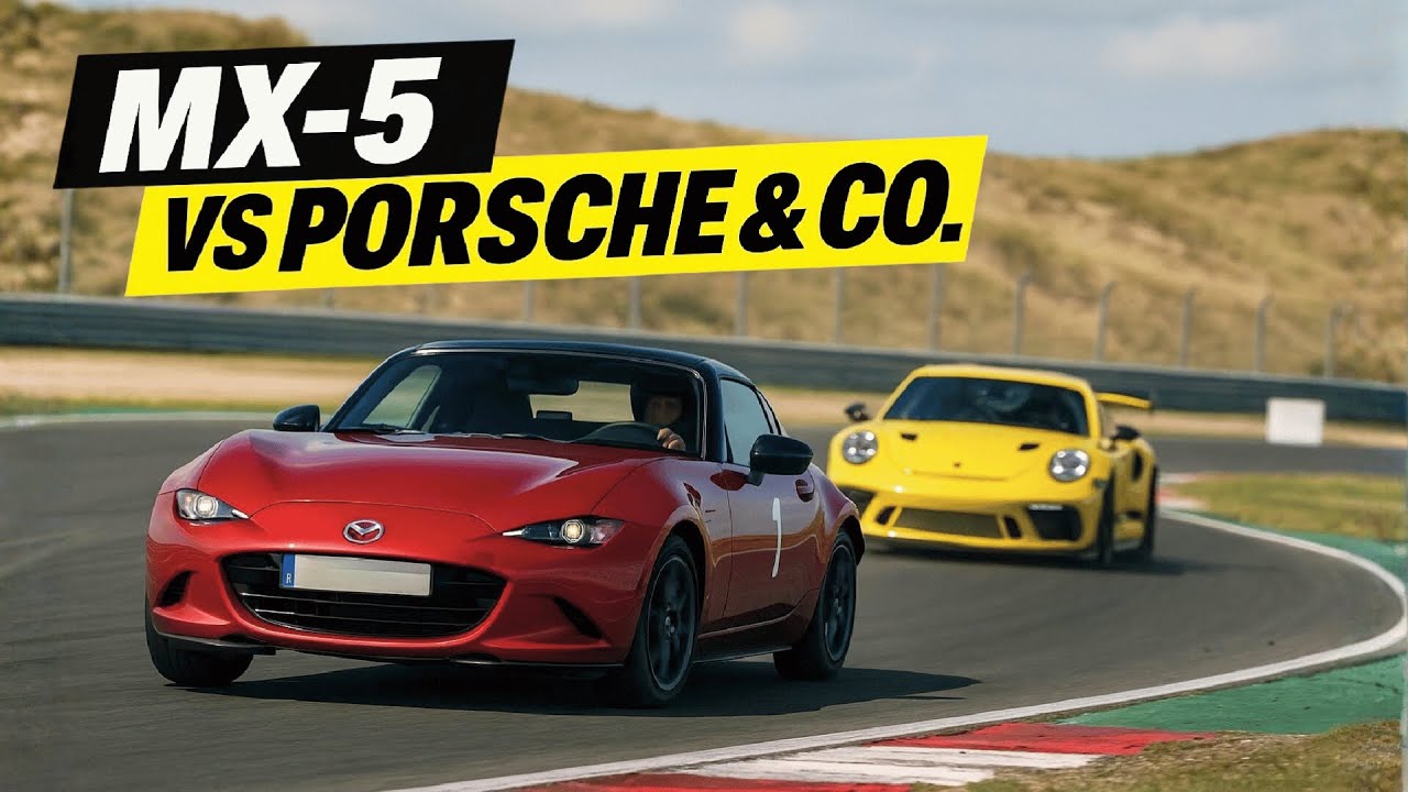 Porsche-Flut beim Trackday! Kann ich im MX-5 mithalten? Zandvoort Onboard
