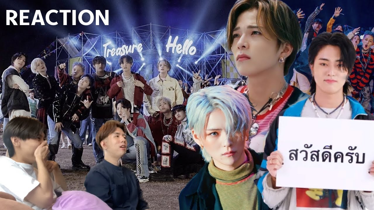 [REACTION] TREASURE "HELLO" Official M/V | ทักครับ baby what's up