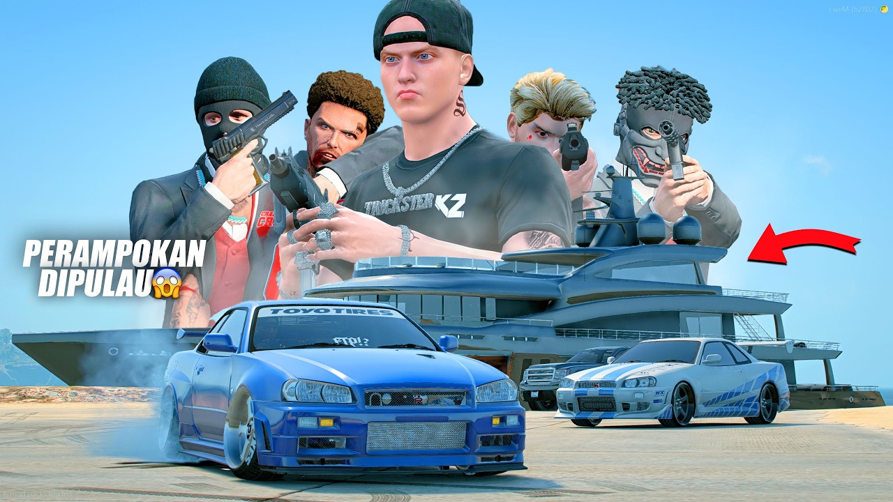 MISI EPIC KETUA TRICKSTER KEI MENYERANG PULAU TERBESAR DI GTA 5 ROLEPLAY