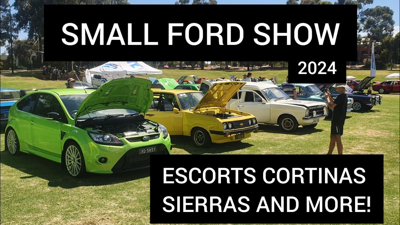 Small Ford Show 2024 - So many Escorts!