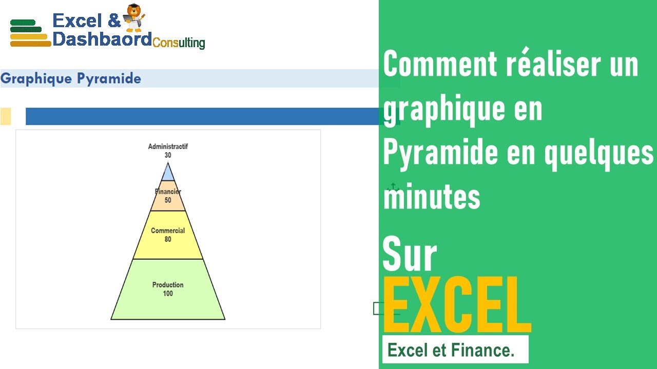 Comment réaliser un Graphique pyramide sur excel